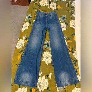 ASKK NY Wide Leg Jeans in Light Blue
